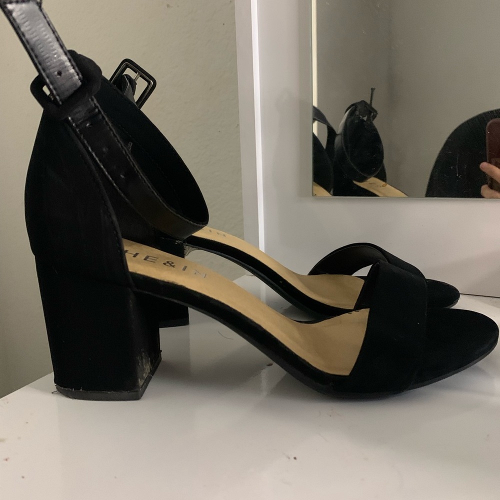 Black heels